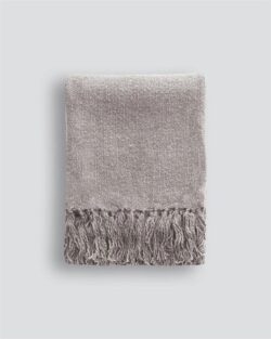 Mulberi Serenade Throw - Stone Grey by Interior Secrets - AfterPay Available