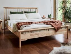 Rome Hardwood Queen Bed Frame | Solid Timber | Shop Online or Instore | B2C Furniture