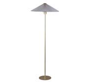 Topper Pleated Floor Lamp Yellow