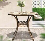 Aluca Outdoor Dining Table Bronze