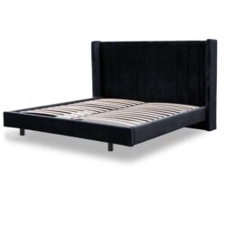 Hillsdale Queen Bed Frame - Black Velvet by Interior Secrets - AfterPay Available