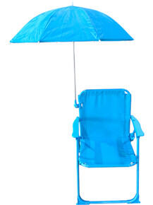 Kids Chair with Umbrella - Blue