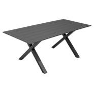 Stockton 180Cm Slim Outdoor Dining Table Grey