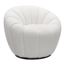 Brody Boucle Tub Armchair - Cream