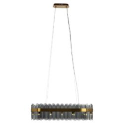 Richmond Interiors Julio Pendant Lamp in Brushed Gold