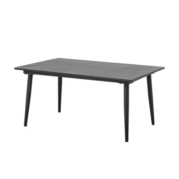 Bloomingville Outdoor Pavone Cement Coffee Table in Black