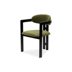 Liang & Eimil Neo Dining Chair (Crib 5) - Kaster II Olive & Matt Black